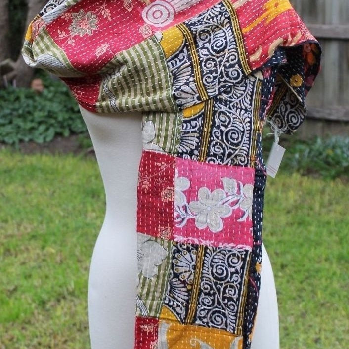 Gypsy Spirit Reversible Cotton Scarf