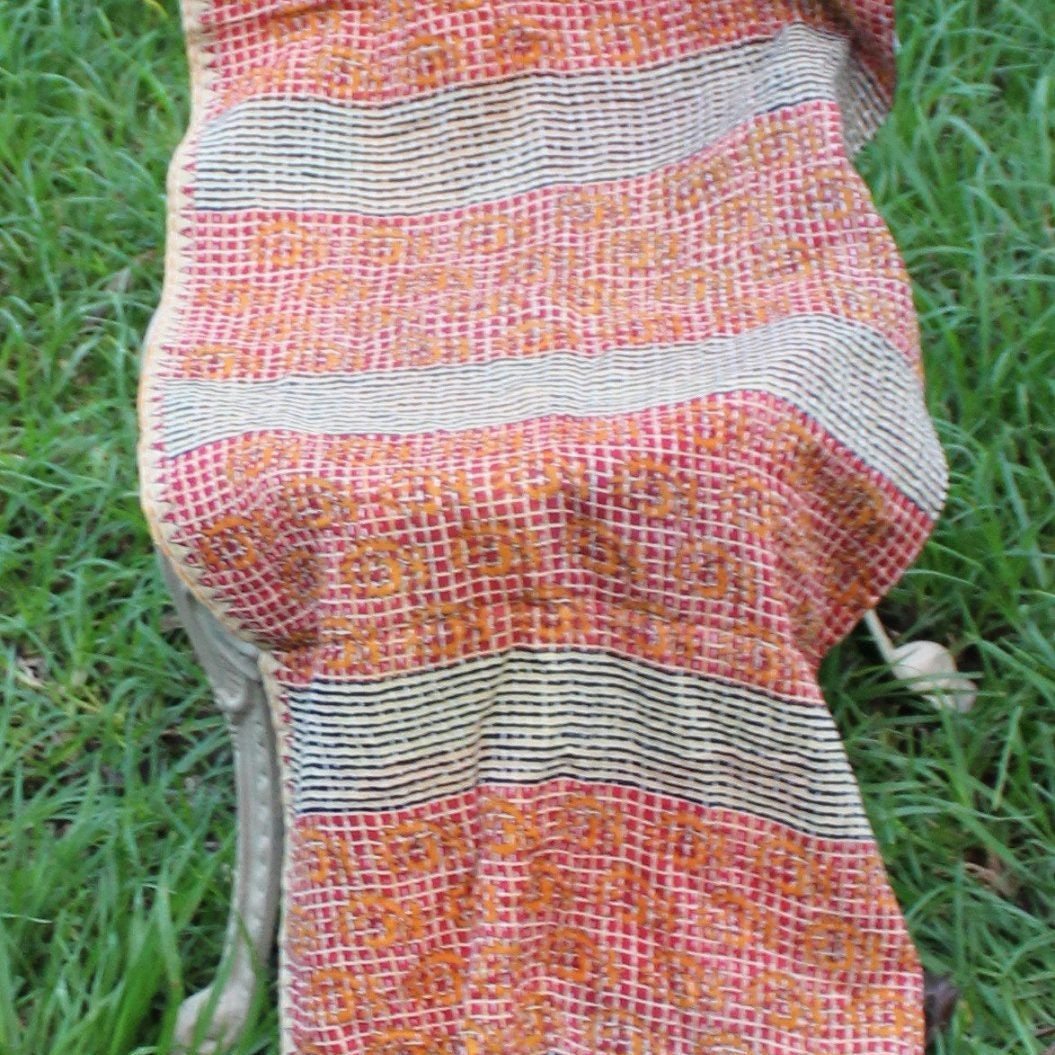 Playful Patchwork Reversible Scarf