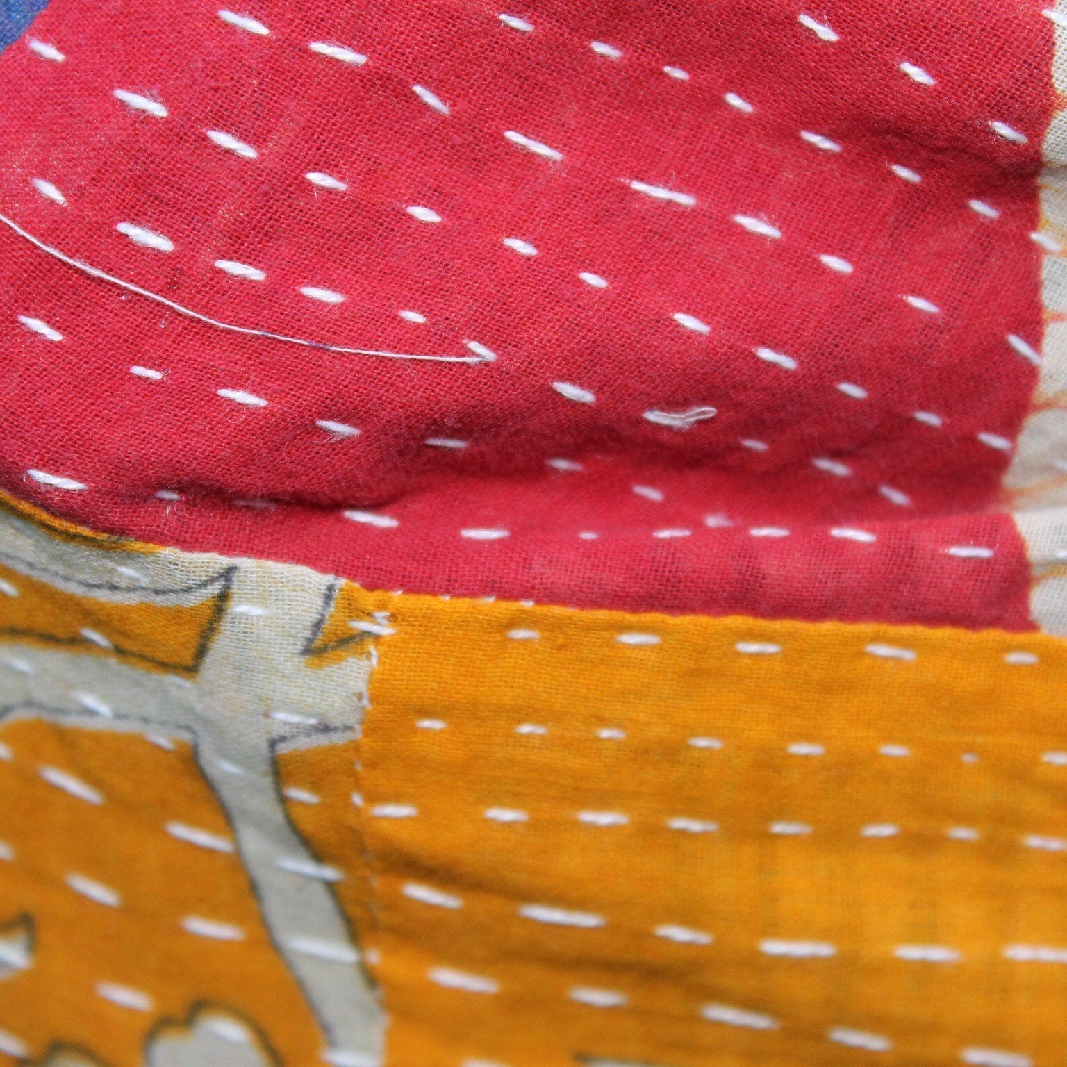 Playful Patchwork Reversible Scarf