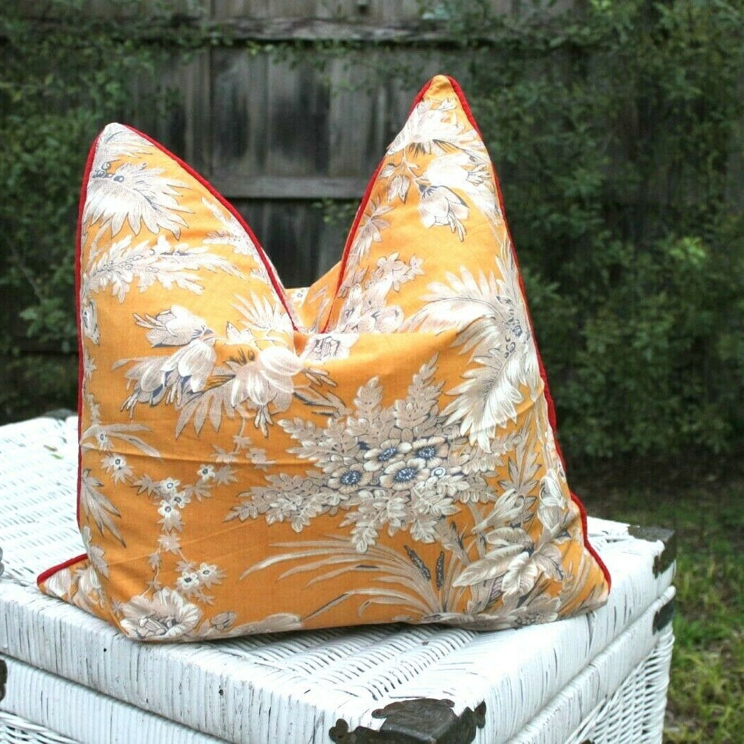 Blossom Retreat Handmade Cotton Cushion