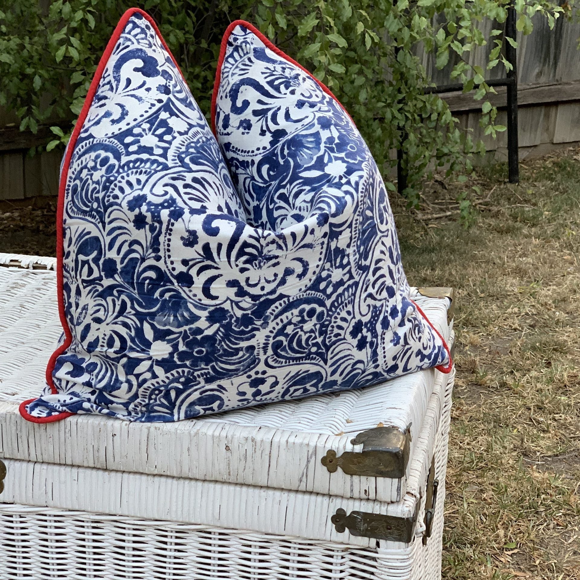 Timeless Florals Handmade Cotton Cushion