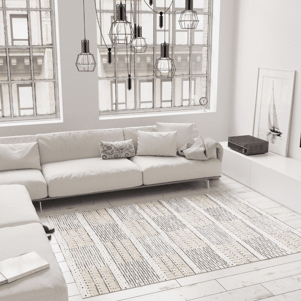 Nordic Harmony Shaggy Rug - Cozy Feel