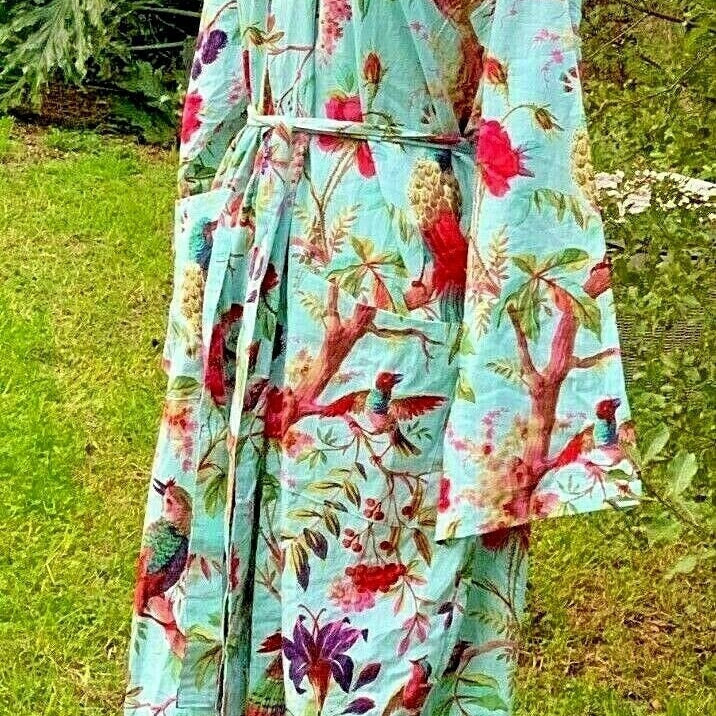 Mint Serene Women's Kimono Robe