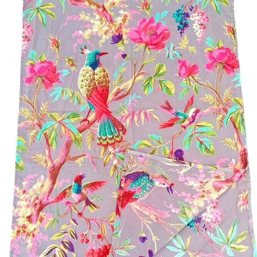 Boho Blooms Cotton Scarf